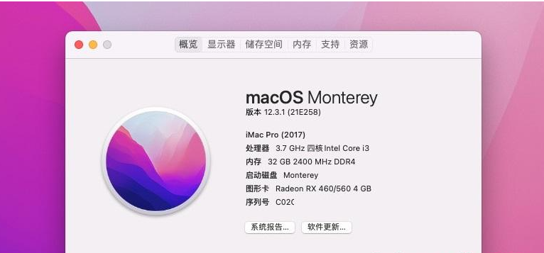macOS Monterey 12.3.1 (21E258) 官方原版DMG无修改镜像
