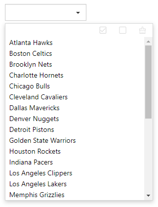 SelectPage.js下拉分页选择插件-纯下拉选择(不分页)模式效果