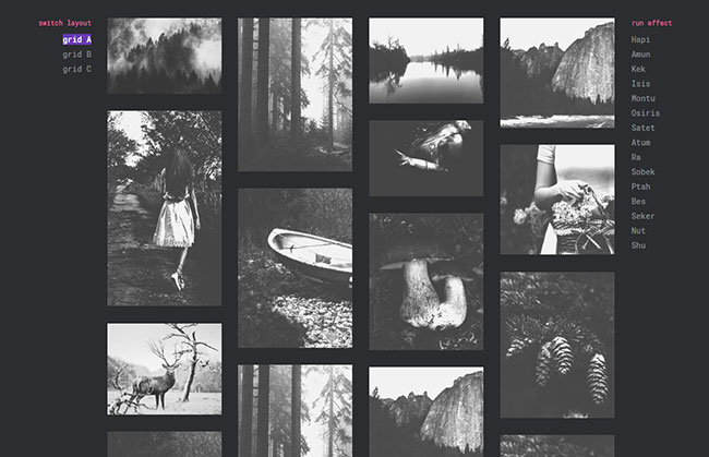 基于Masonry的网格瀑布流加载动画特效-1