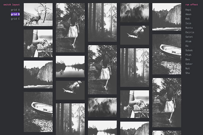 基于Masonry的网格瀑布流加载动画特效-2