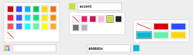 jQuery颜色拾取器截图效果