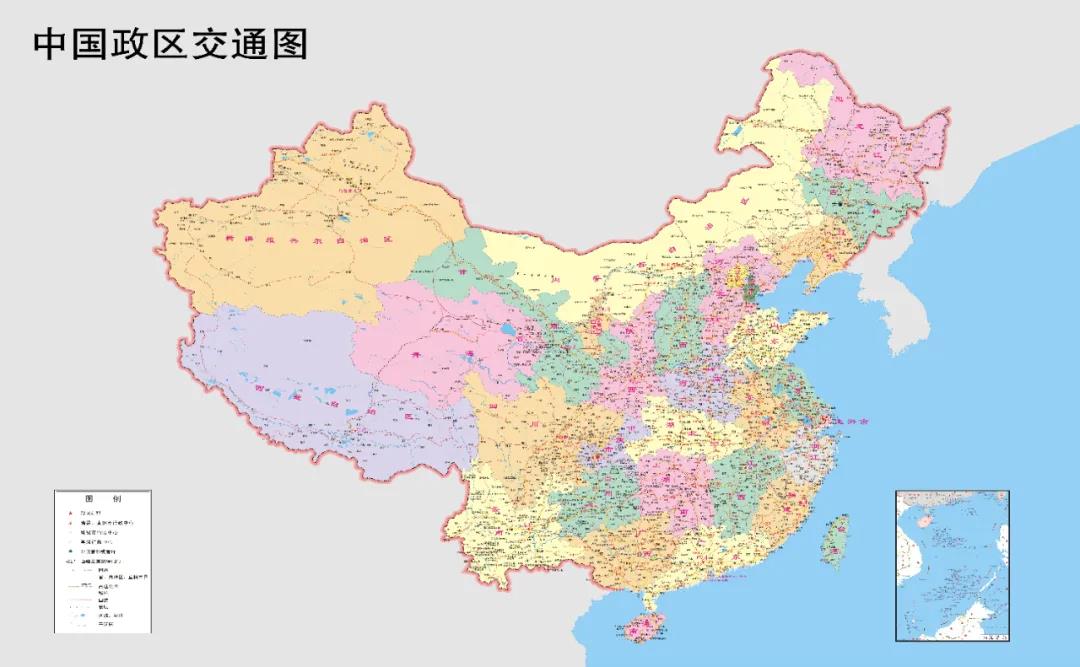 资源下载，中国官方矢量地图，原图来咯~